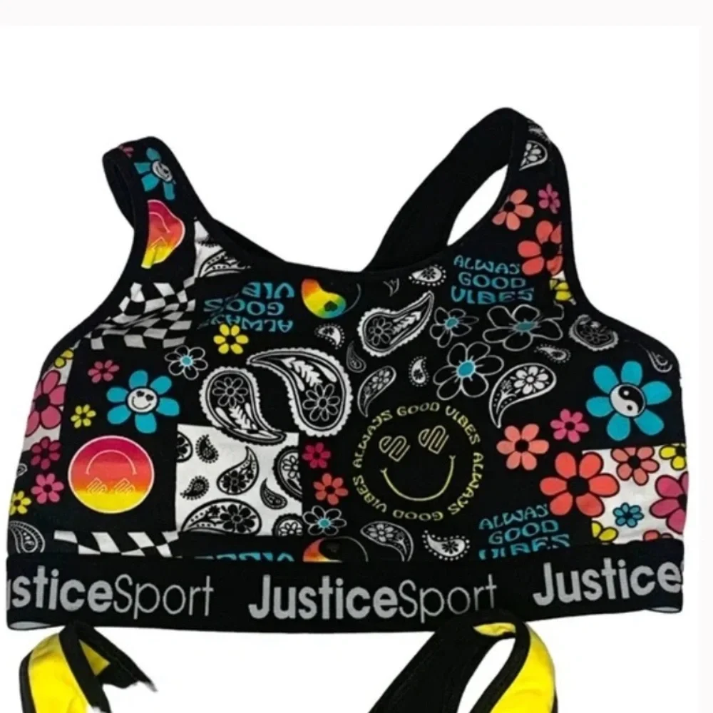 Justice Sport Racerback Sports Bra Bundle Of Two Girls Size 36
